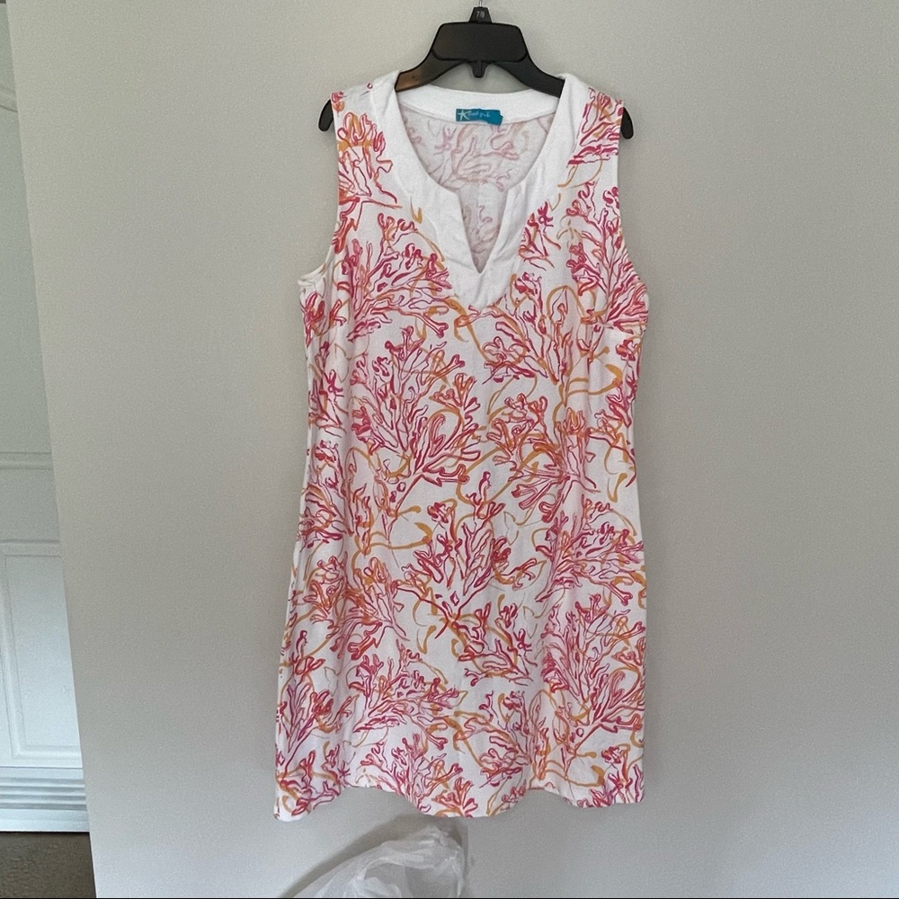Womens Fresh Produce dress size L 100% cotton